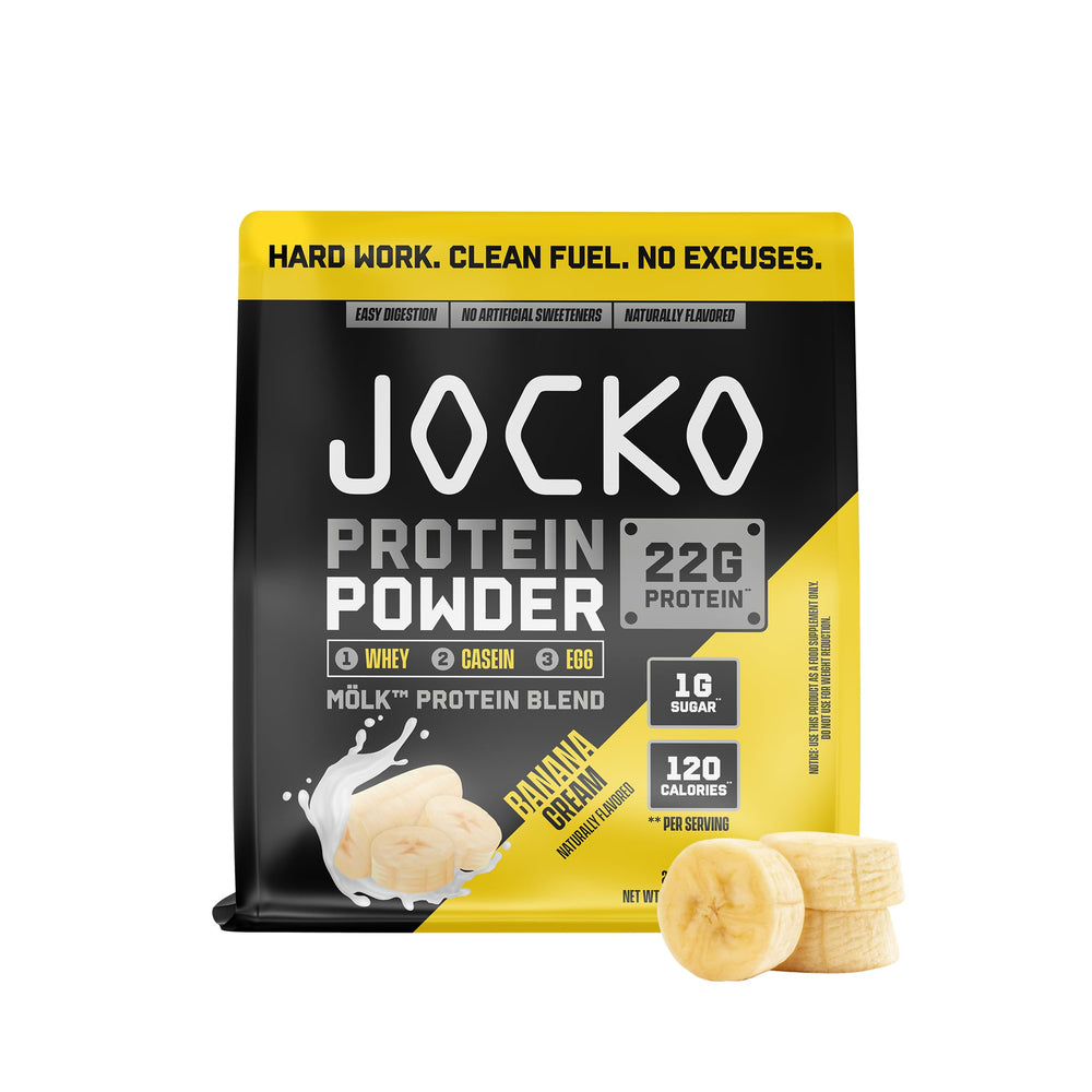 Jocko Fuel front packaging showing product and serving count for easy identification