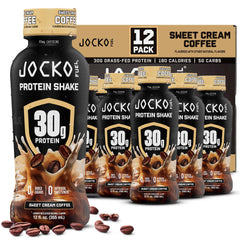 Jocko Fuel bottle front showing bold branding and protein amount for quick choice