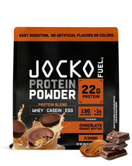 Jocko Fuel front packaging showing product name and servings, clear benefit of info