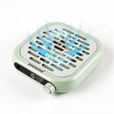 JODSONE front view showing compact green body and suction inlet, keeps workspace clean