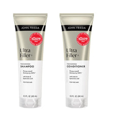 John Frieda ULTRAfiller front packaging showing the two-pack set and benefits
