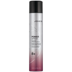 Joico front view of Power Spray bottle showing branding and size benefit