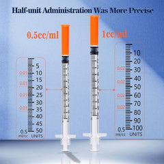 JOINAP clear barrel markings and graduations for easy volume reading and reduced errors