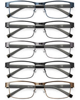 JOLISU front view metal frames showing slim half‑frame and modern style benefit