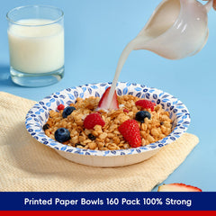 JOLLY CHEF bowl filled with soup demonstrating heat-safe use and stability