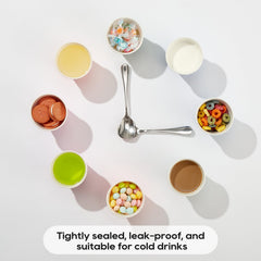 JOLLY PARTY cup held in hand showing size and easy single-handed use