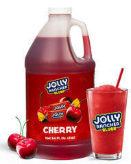 Jolly Rancher Slush cherry bottle front showing label and pouring convenience