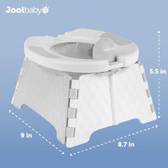 Jool Baby top view of open seat showing comfortable child-sized design