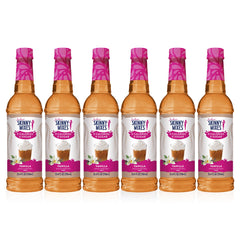 Jordan's Skinny Mixes front packaging showing six vanilla bottles and convenience