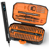 Jorest front view showing kit layout and compact case for organized portability