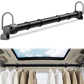 Josmimic front view installed in car creating neat hanging space