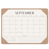 Jotsome front cover of the desk calendar showing clean design and easy readability