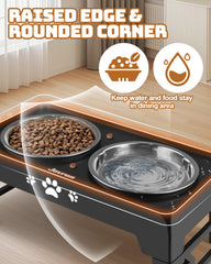 Jovrun anti-slip feet detail protecting floors and preventing bowl movement