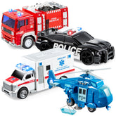 JOYIN front packaging showing all four emergency vehicles and benefits