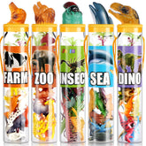 JOYIN front packaging showing 69 mini animal figures, organizes play