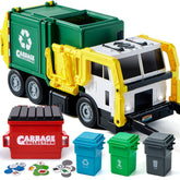 JOYIN front view of garbage truck showing realistic play and durability