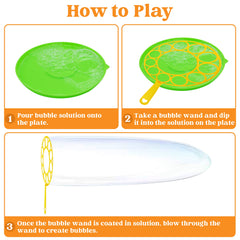 JOYIN children making giant bubbles in park for active outdoor play