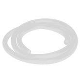 JoyTube front view of clear 1/2" ID silicone tubing showing length and packaging, ensures hygienic transfer