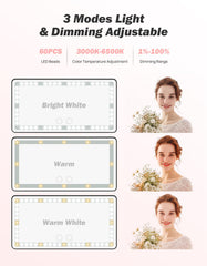 JOYTUTUS closeup of LED strip and touch controls for precise dimming benefit