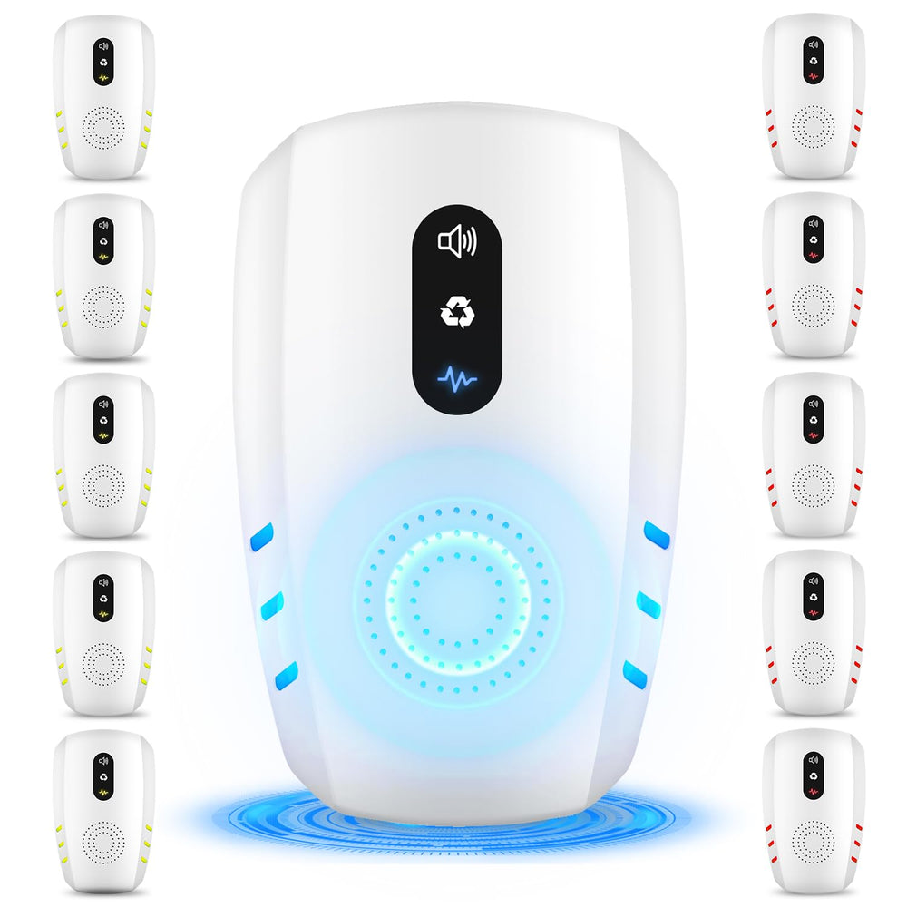 Jqely front view plug in repeller showing compact design and easy installation benefit