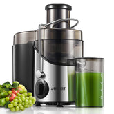 Juilist front view on counter showing compact design and controls for space-saving benefit
