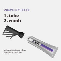 Just For Men color texture detail highlighting gentle ammonia-free formula