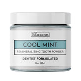 JUST INGREDIENTS front packaging showing label and compact 1 oz jar benefit travel-friendly