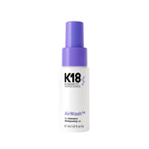 K18 front packaging showing travel-size bottle and branding for easy carry