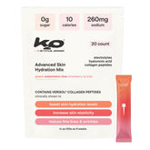 k2o front packaging variety pack showing sachets and branding, highlighting convenience