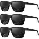 KALIYADI front view of black rectangular frame showing stylish protection