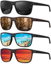 KALIYADI front view rectangular sunglasses showing classic style and versatile wear