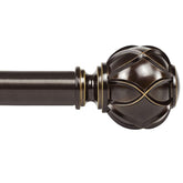 KAMANINA bronze rod front view showing smooth span and decorative advantage