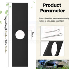 Karbay single blade close-up highlighting sharp reversible edge