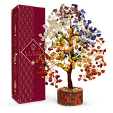 KARMAPLEDGE front view showing colorful crystal tree benefits aesthetic decor