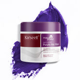 Karseell purple hair mask front packaging showing jar and label for easy identification and dosing