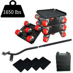 KAZBFDUB front view of complete dolly set showing kit and benefits