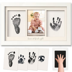 KeaBabies frame front alpine white showing finished keepsake display benefit
