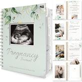 KeaBabies sage hardcover front cover shows calming design and keeps belongings organized