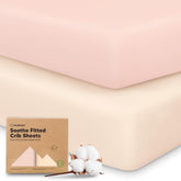 KeaBabies front packaging showing two Cameo crib sheets and brand for quick identification