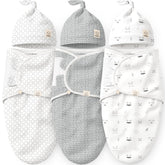 KeaBabies front packaging showing three Nordic swaddles, convenient gift-ready set