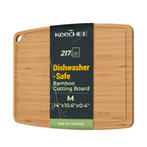 keechee front view cutting board showing clean surface and benefit of durability