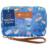 KEEP>GOING front zippered pouch showing compact travel-ready design and durability