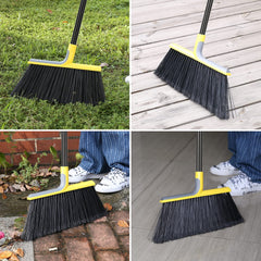 KeFanta angled broom head reaching under cabinet edge for thorough cleaning