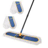 KeFanta dust mop front view showing 24 inch head for fast coverage