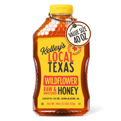 Kelley's front packaging showing 40 oz squeeze bottle and label benefit clarity