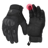 KEMIMOTO front view black glove showing overall fit and protection benefits