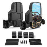 KEMIMOTO front-mounted mirror on roll cage expands rear visibility