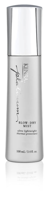 Kenra bottle front packaging showing brand and sleek design benefits