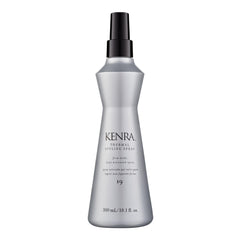 Kenra front label showing product name and benefits for heat protection