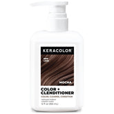 KERACOLOR front bottle mocha showing label and benefits